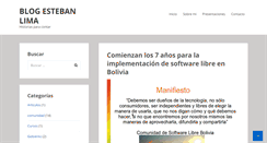 Desktop Screenshot of estebanlima.com