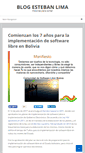 Mobile Screenshot of estebanlima.com